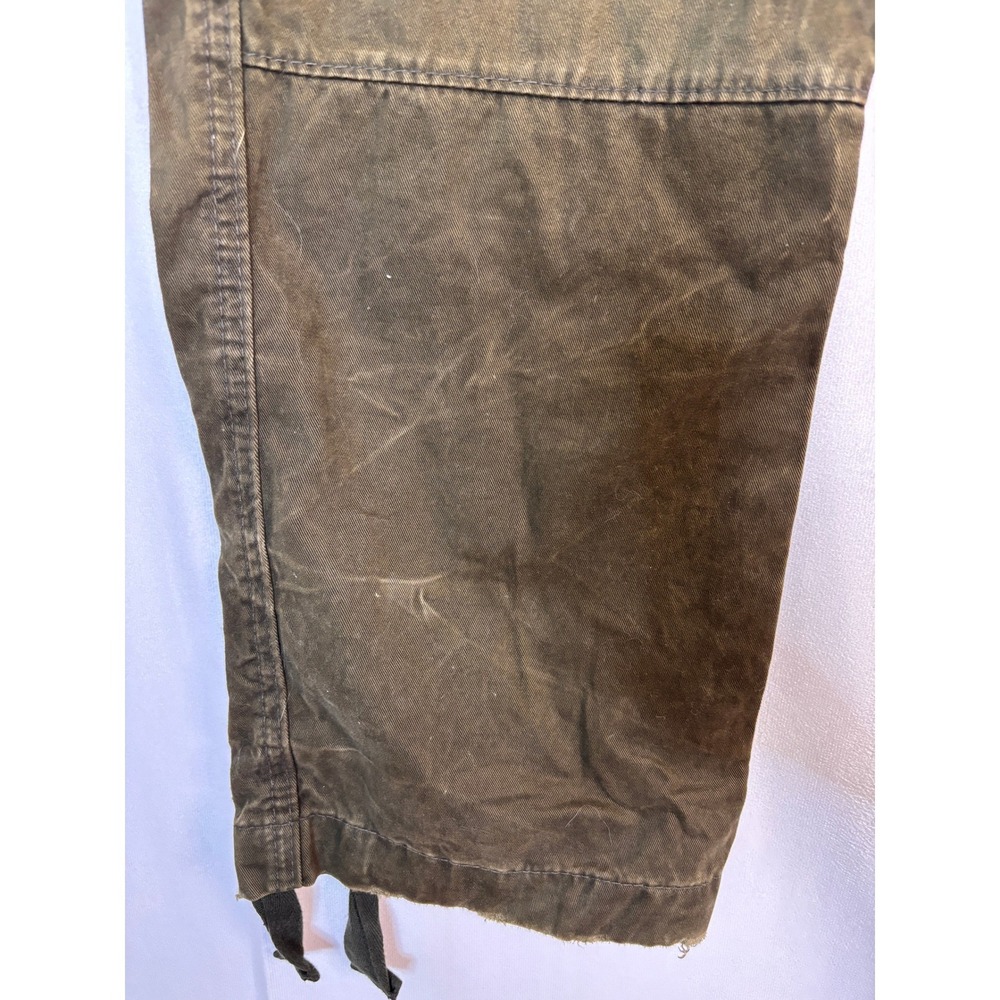 VTG Abercrombie & Fitch Cargo Pants Men 32x30 Olive Green Distressed Utility Y2K - Picture 6 of 11